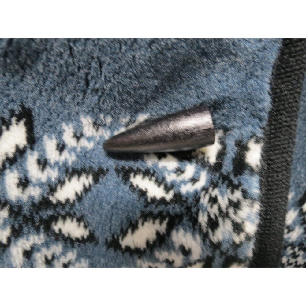 Nordic Lights Sz Large Blue Bear Fleece Reversible Jacket Coat Hooded w/Tags - Picture 4 of 8